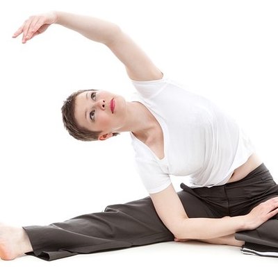 stretching