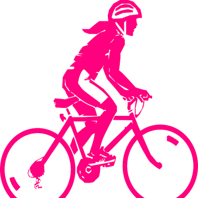 girl on bicycle